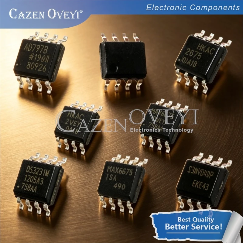MAX31855KASA LM2675M-ADJ AD797BRZ DS3231MZ MAX6675ISA S3NV04DP L9637D AD5541ARZ AD621ARZ AD622ARZ SOP-8