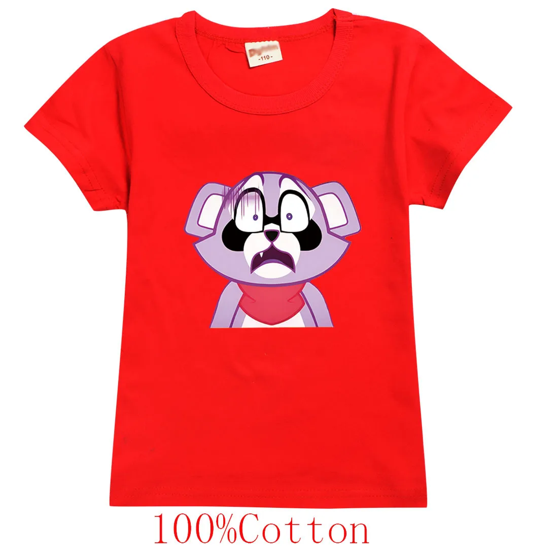 

Game Indigo Park T Shirt Kids 2024 Summer Clothes Baby Girls Short Sleeve Tops Children Pullover Teenager Boys Cartoon T-shirt