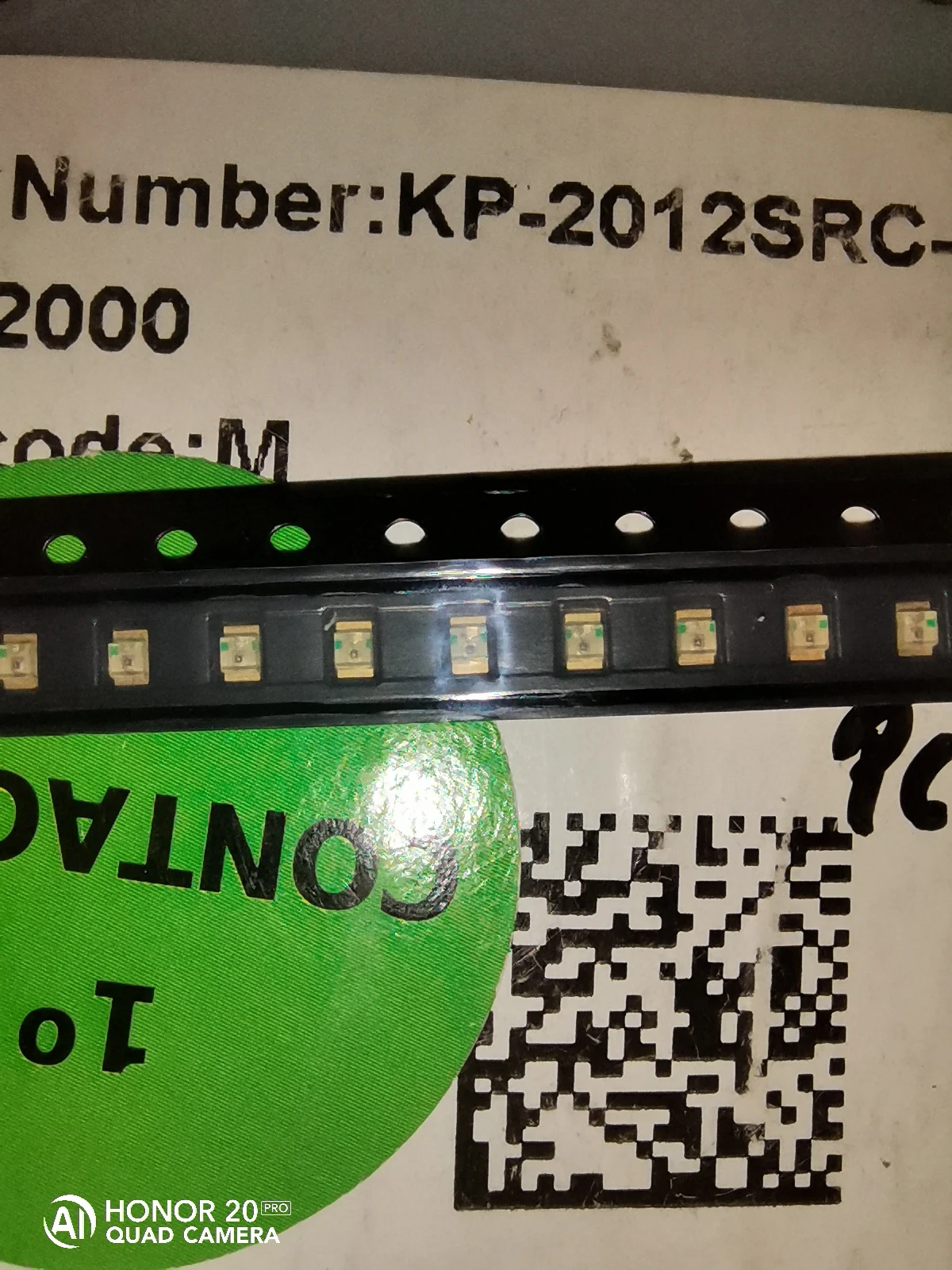 50PCS/KP-2012SRC-PRV 0805 Red SMD LED Wavelength 640nm LED