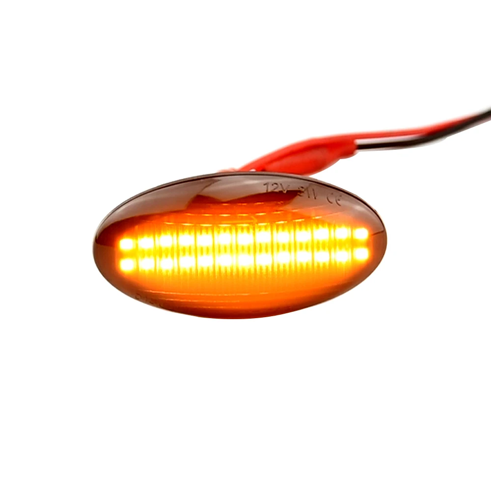 2x لسوزوكي سويفت جيمي فيتارا SX4 ألتو Led ديناميكية الجانب ماركر بدوره مصباح إشارة متتابعة الوامض ضوء المؤشر العنبر