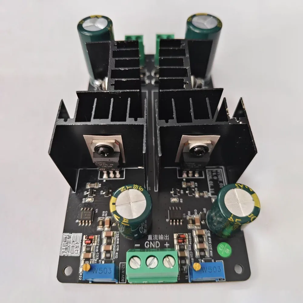 High Performance Dual Rail Power Supply Board ±15V 1.5A Regulated PSU Module for Audio DAC Amp Replace LM317