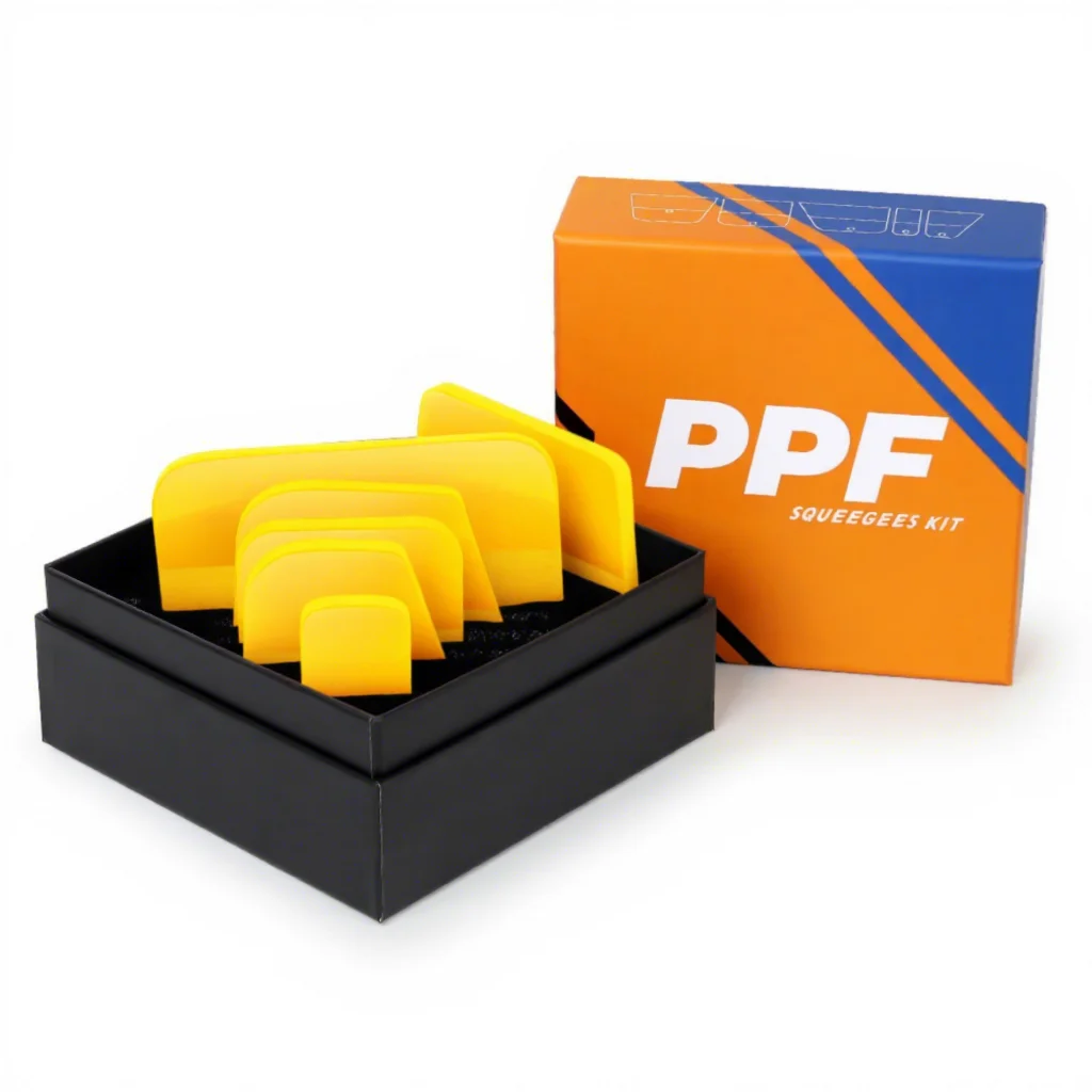 DCHOA PPF Squeegee Storage Box Vinyl Wrap Tool Organizer Case for Car Wrapping Window Tint Film Installation Tools