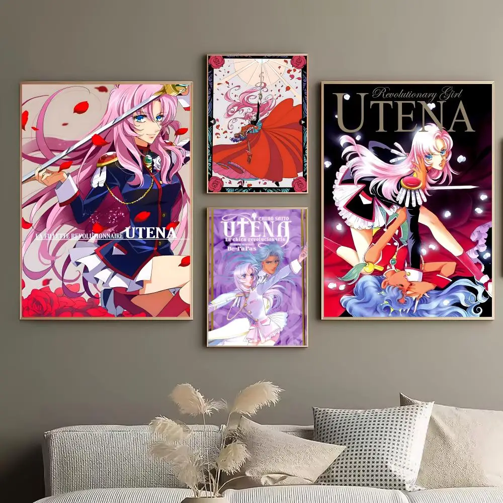 Revolutionary Girl Utena Anime PVC Desk Wall Upgrade Living Space Makeover Warm Visual Focus Daily Living Inspiration Poster