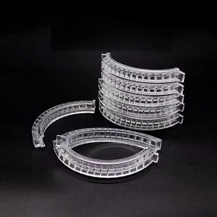 100Pcs Zirconium Block Plastic Clip, Zirconia Clamp C-type Chuck, Suitable for 5-axis Lathes  1/2  1/3