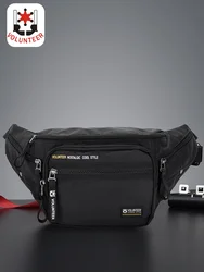 Voluntário Bust Bags para Homens 2023 Novo Peso Leve Moda Oxford Pano de Alta Qualidade Casual Commuter Cintura Bags1801-03