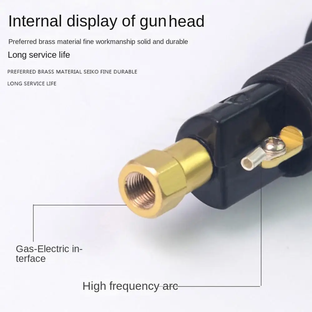 CNC P80 Cutting Torch Head Replacement Copper Straight Head Plasma Cutter Head Argon Arc Welding Heads Plasma Arc Welding