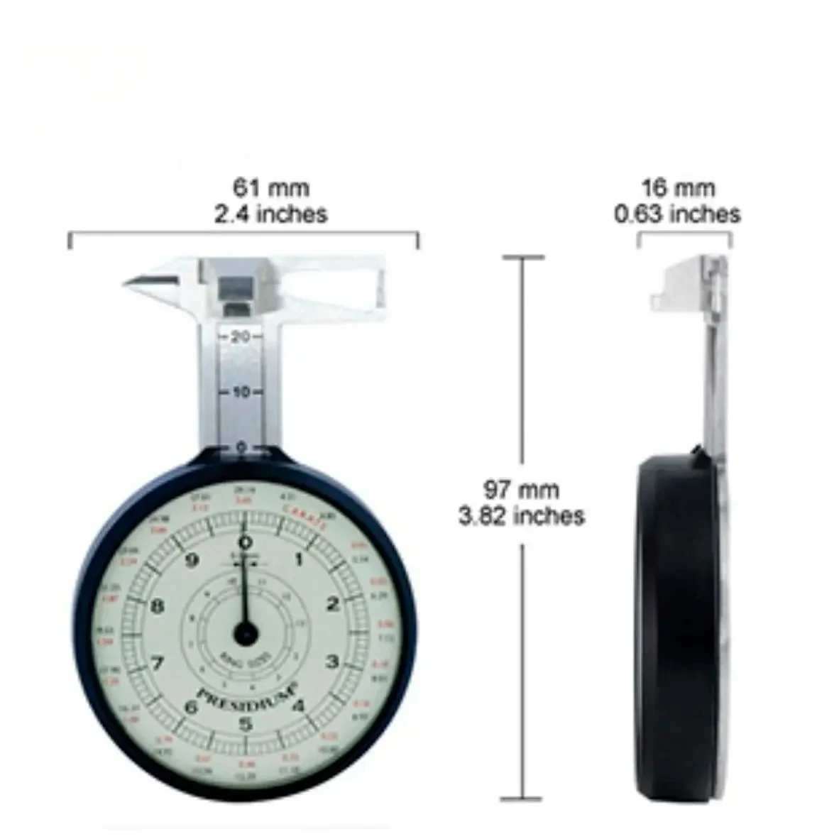 Singapore Presidium Dial Gauge PDG Measure Diamond Gemstone Jewelry High Quality Caliper Estimating Weight
