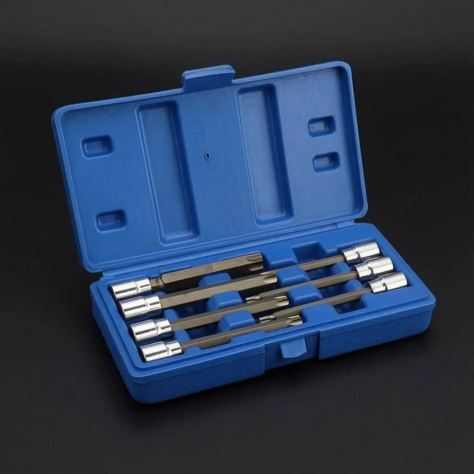 Hex Bit Socket Set 3/8 Inch Star Wrench Chrome Vanadium Long Socket Bits for Industrial Manufacturing Use