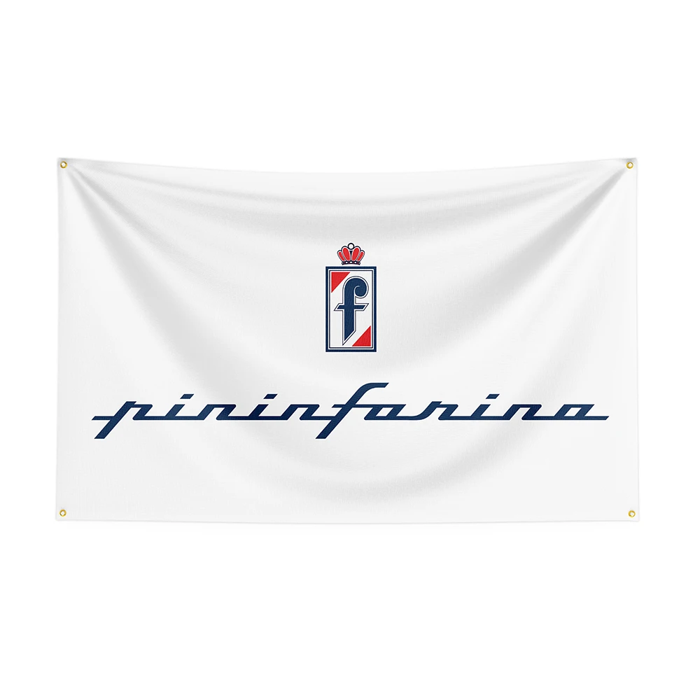 

90x150cm Pininfarinas Flag Polyester Printed Racing Car Banner For Decor