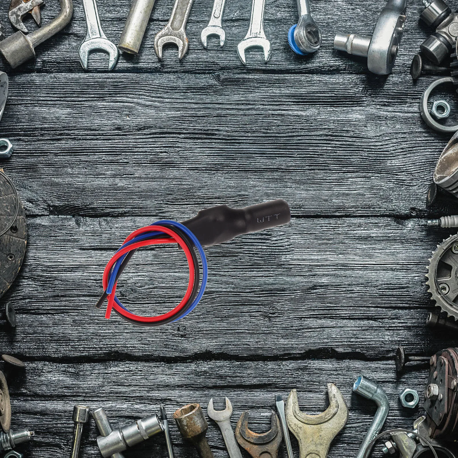 

12V Relay Capacitor Backup Camera Signal Rectifier Cable Noise Filter Wire for Reverse Camera System 12V Relay Rectifier Wire