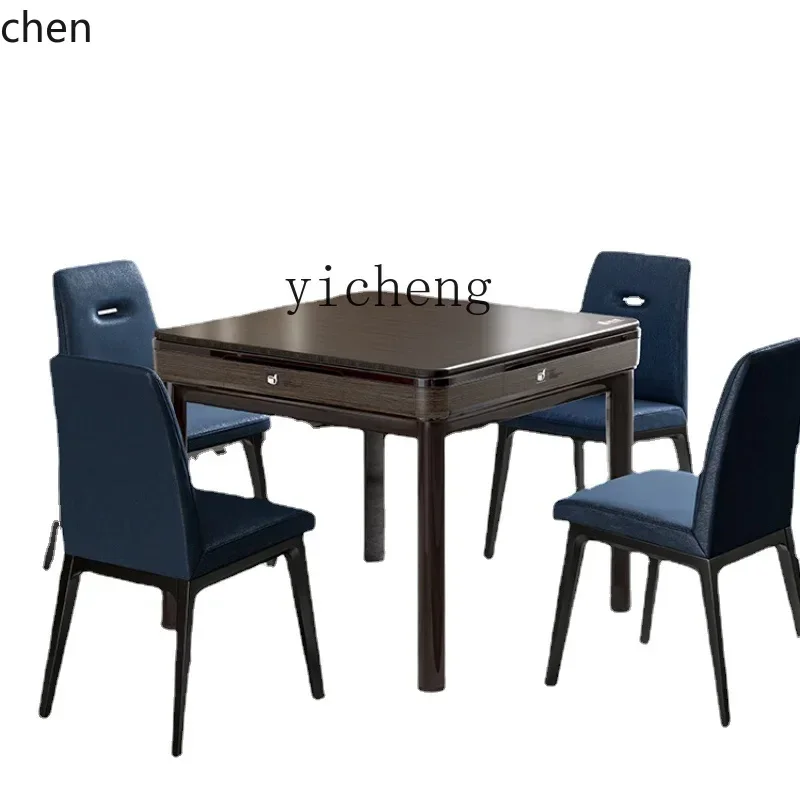 ZML Fully Automatic Home Dining Table Dual-use Electric Folding Mahjong Table Silent Artifact Machine