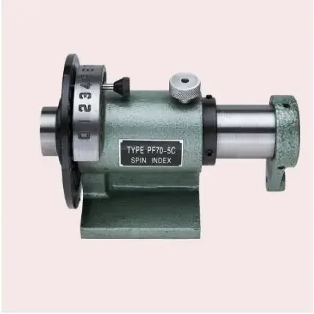 F1-PF70-5C High Precision Spin Index Fixture Fast Collet Center Height 70MM For CNC Milling Drilling Grinding Machine