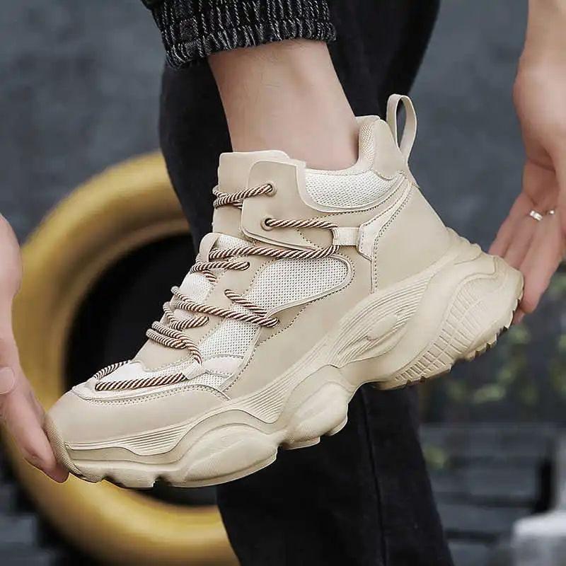 

Round Tip High Platform Men Shoes Loafers Adult Sneakers Obuv Panska Sports In Offers Athletics Trends New In