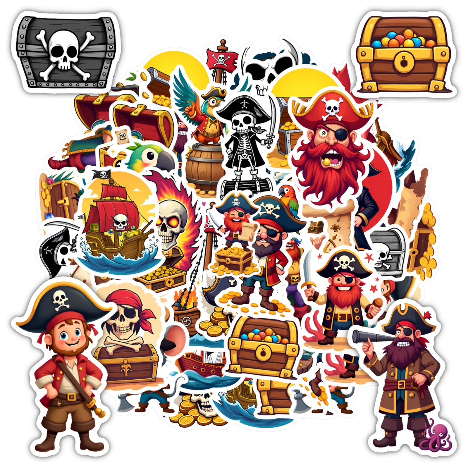 35-шт-50-шт-наклейки-«Приключение-пирата»-игривые-сокровища-канцелярские-наклейки-наклейки-с-черепом-для-гитары-сделай-сам-скейтборд-ноутбук-ноутбук