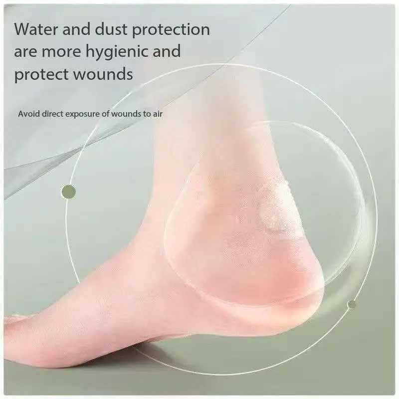 

50Pcs Self Adhesive Hydrocolloid Heel Pad Anti-friction Blister Prevention Sticker Foot Care Tool
