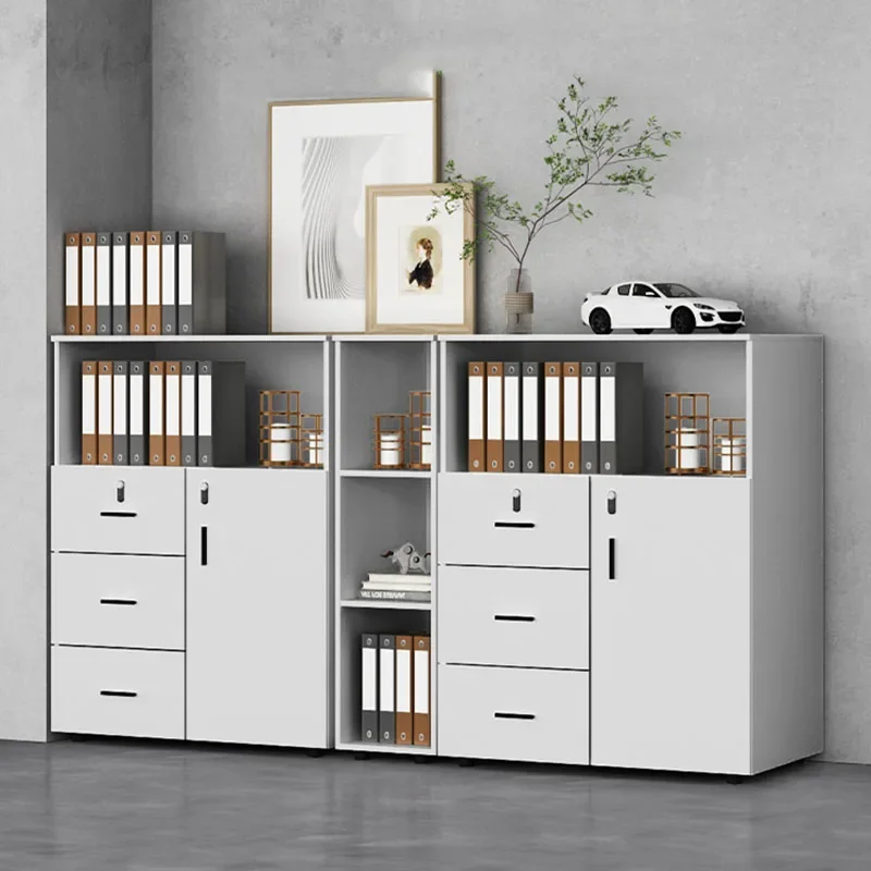 Locker Open Filing Cabinet Italian Shelves Corner Modern Office Cupboards Drawers Rangement Armoires De Salon Storage Furniture