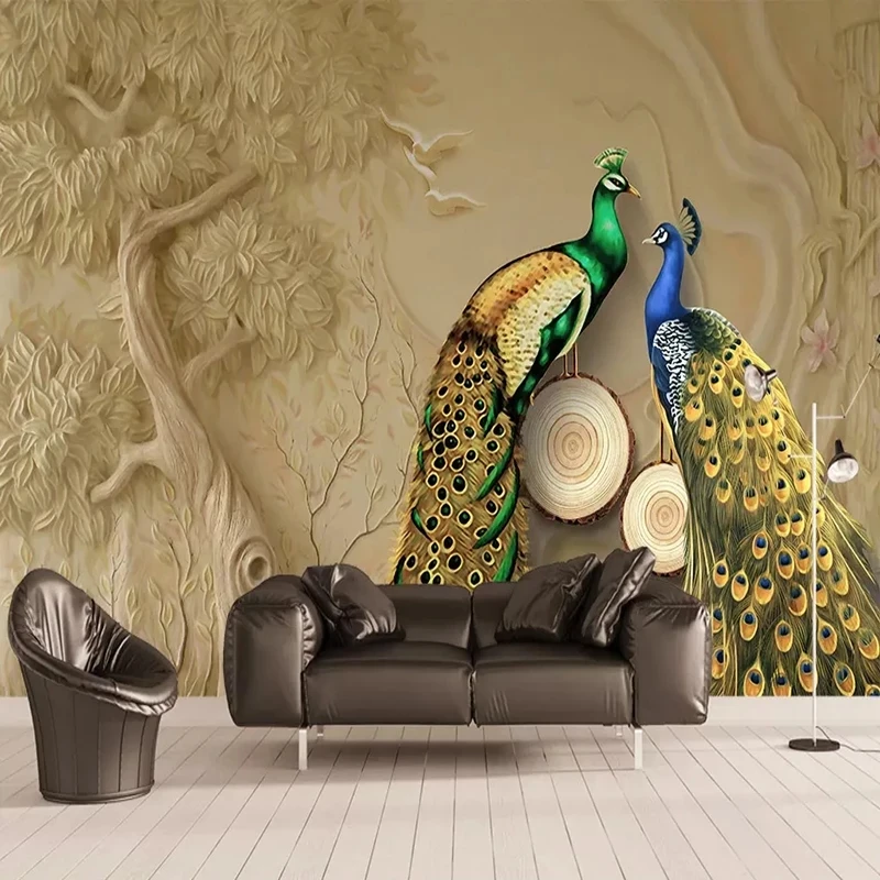 papel-de-parede-mural-personalizado-3d-arvore-pavao-foto-quarto-sala-de-estar-sofa-tv-fundo-restaurante-estudo-hotel-tecido-de-parede