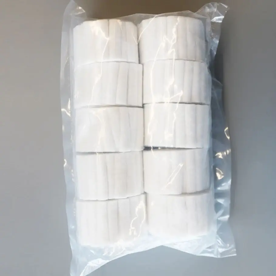 

500PCS Dental Cotton Roll Surgical Cotton RollsCotton High absorbent Dentist material