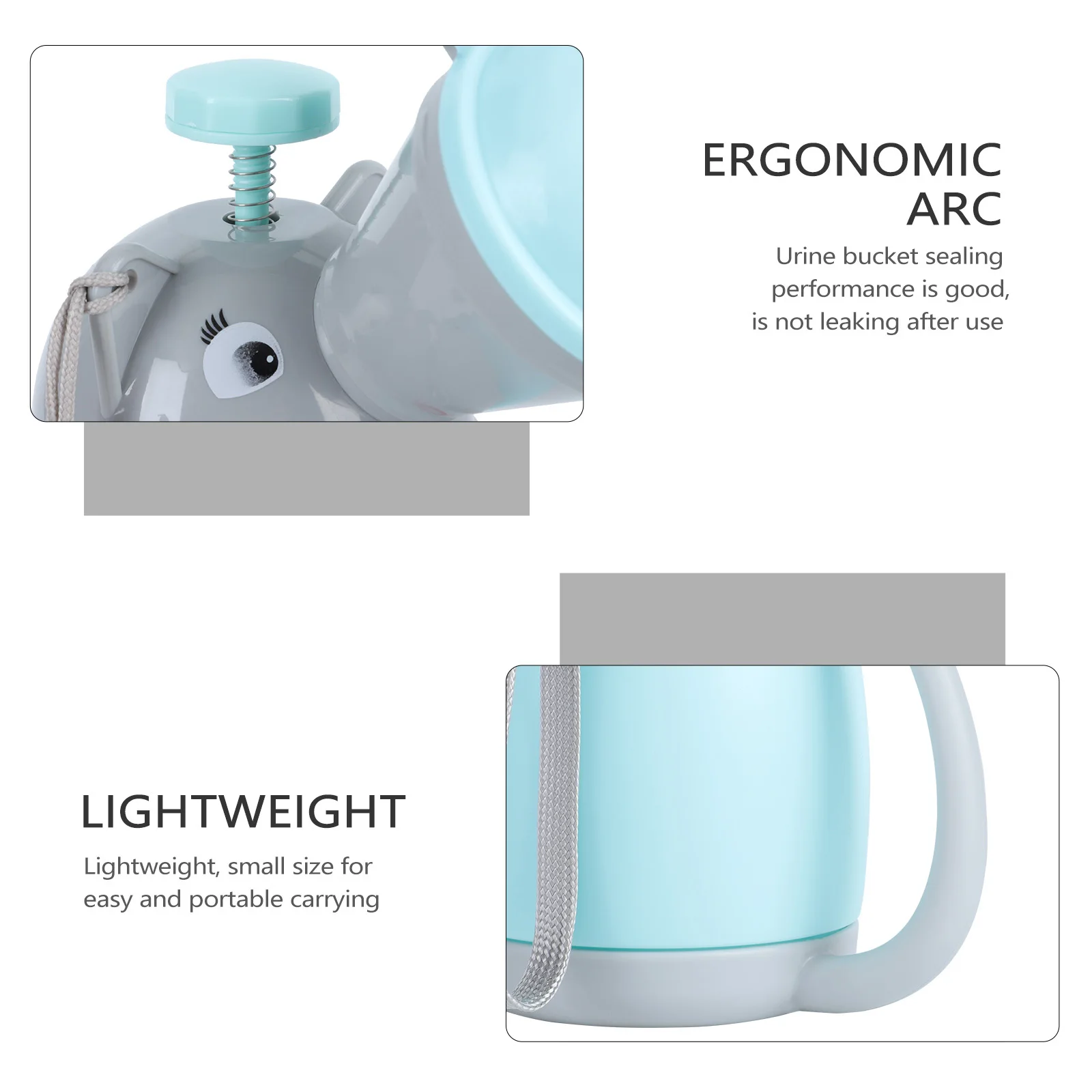 نونية السيارة للأطفال، زجاجة مبولة محمولة، مرحاض الطوارئ، صغيرة خفيفة الوزن، قابلة لإعادة الاستخدام، سهلة الغسيل، مناسبة للسفر #1