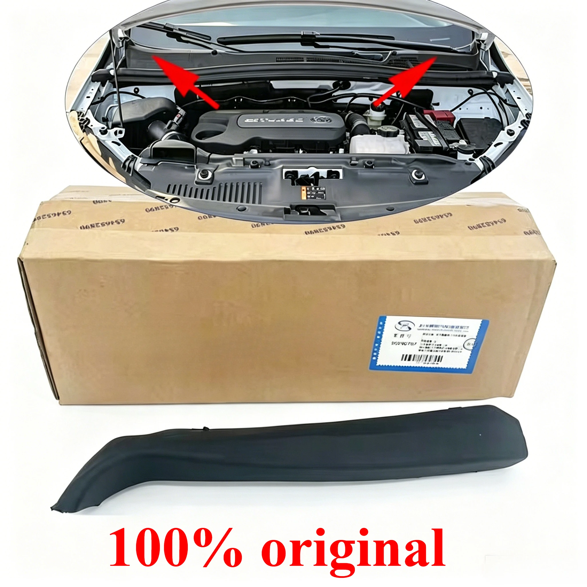 95166535 95166536  100% original Wiper Trim Rubber Strip Rain Collector  for Chevrolet Trax for Buick Encore 2013-2019