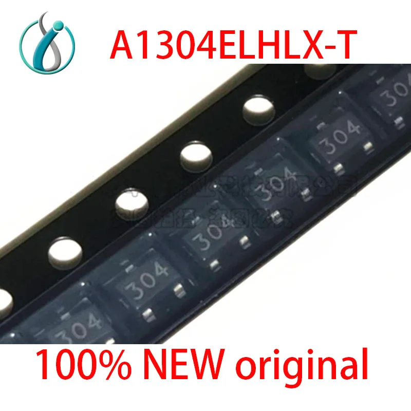 (5pcs)A1304ELHLX-T A1304ELHLX 304 SOT23W Hall effect sensor chip 100% New Chipset