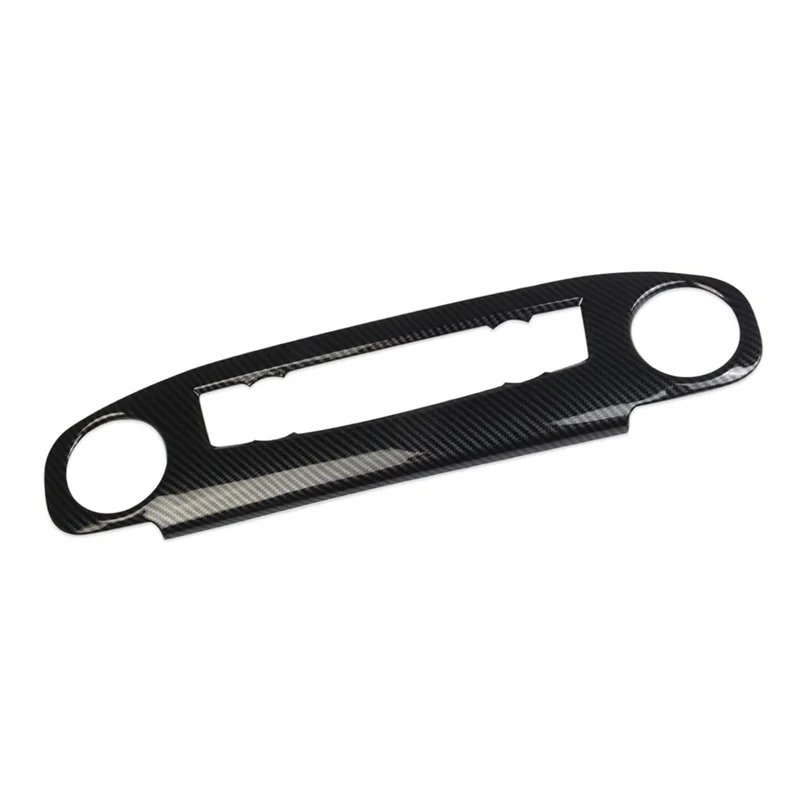 

For Nissan Frontier 2022-2024 Center Console Air Conditioner Switch Panel AC Cover Trim Accessories Component ,ABS Carbon Fiber