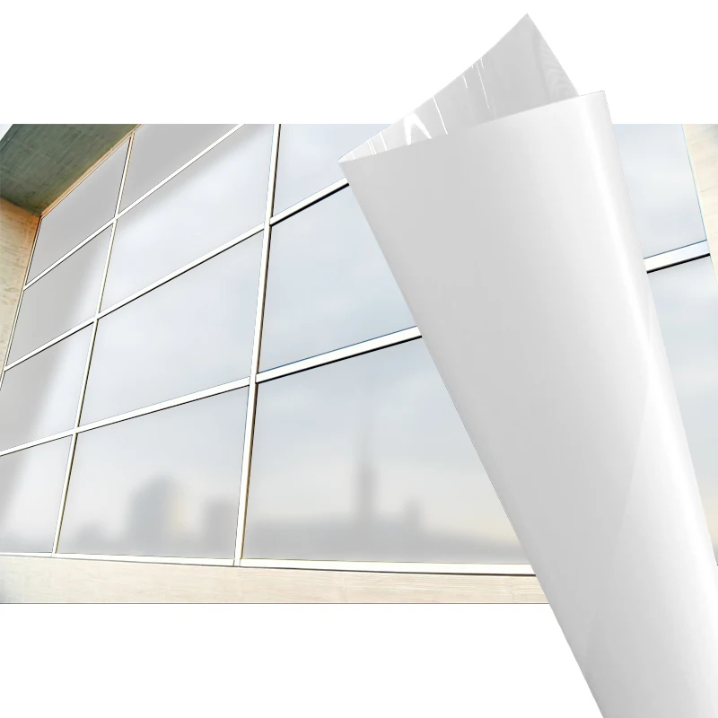 

Hot Selling Premium Quality Matte White Window Film Decoration Window Safety Film for Office Shower Room