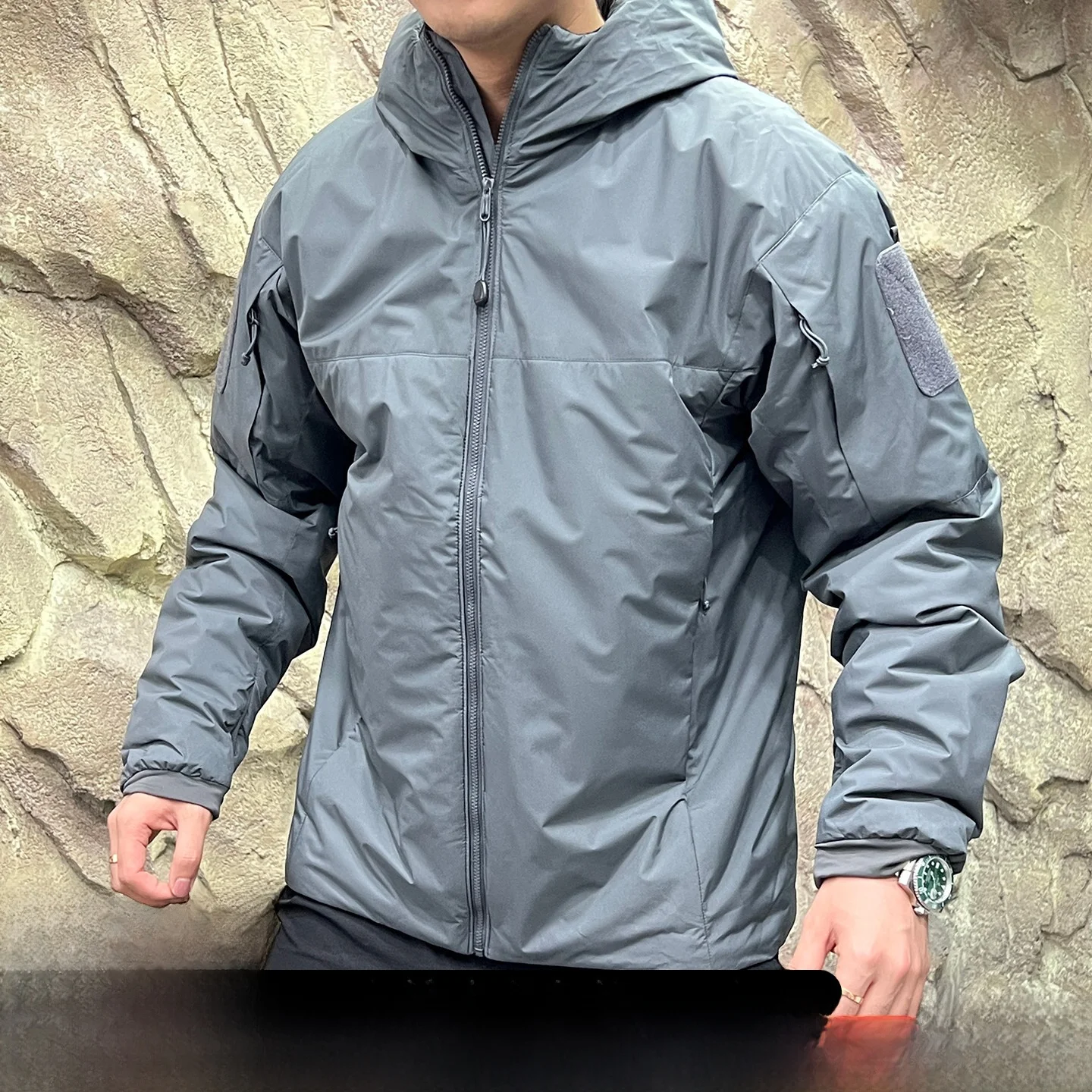 

Мужская утепленная куртка для активного отдыха из хлопка и полиэстера, водонепроницаемая, на молнии, новая коллекция осень-зима, высококачественная, цветная