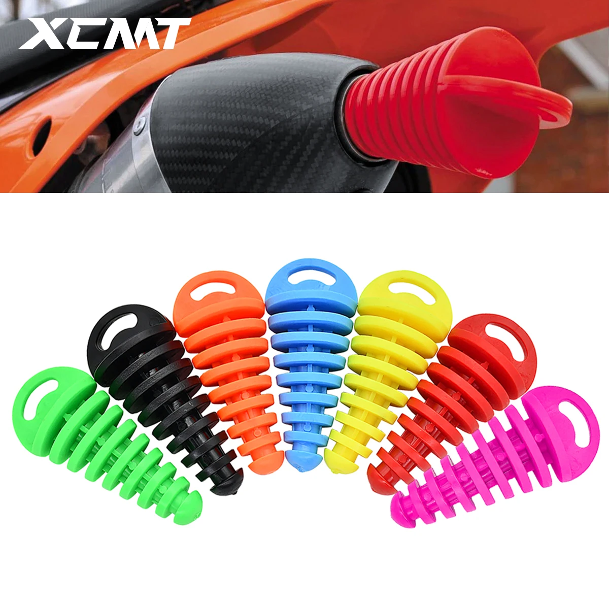 غسل المكونات العادم الأنابيب البلاستيكية العادم غسل التوصيل الأنابيب حامي لهوندا كاواساكي KTM سوزوكي ياماها دراجة نارية العالمي