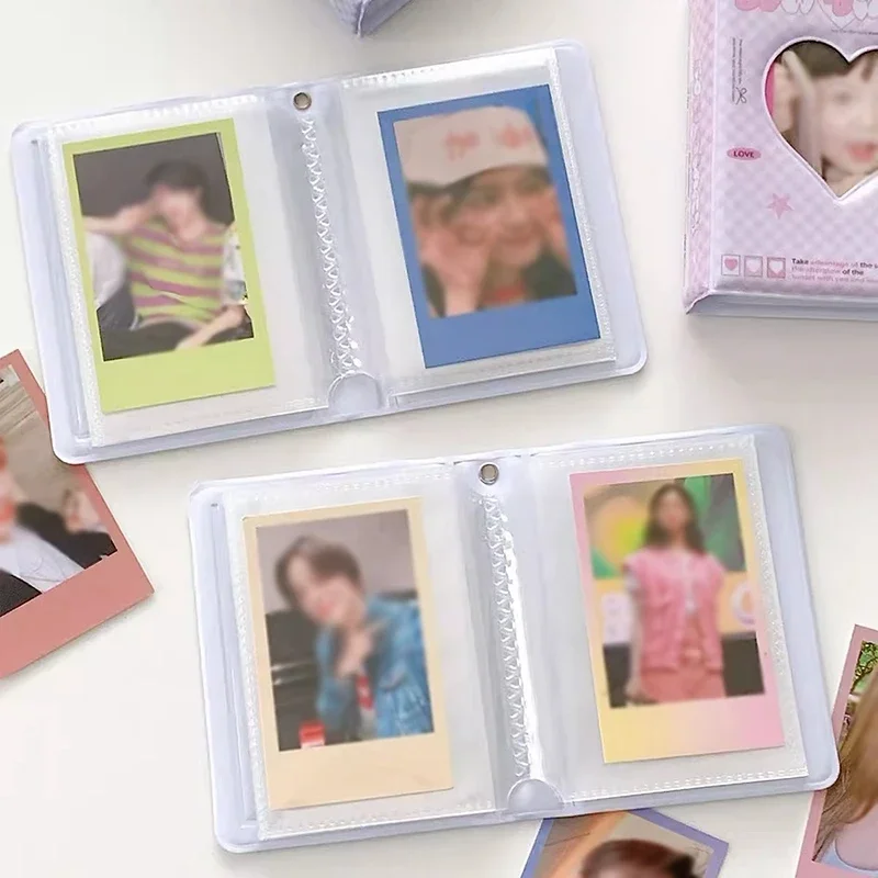 1PC Mini 3 Inch Photo Card Holder Game Star Card Organizer Book with Loose-leaf for Collectible Trading Card Storage
