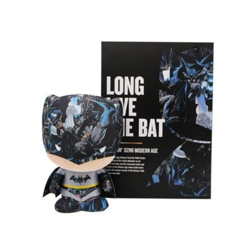 جديد 18 سنتيمتر بانداي أصيلة باتمان دمية أصيلة ألعاب من نسيج مخملي هدية باتمان 80th الذكرى الأولاد هدية عيد ميلاد هدية الكريسماس #6
