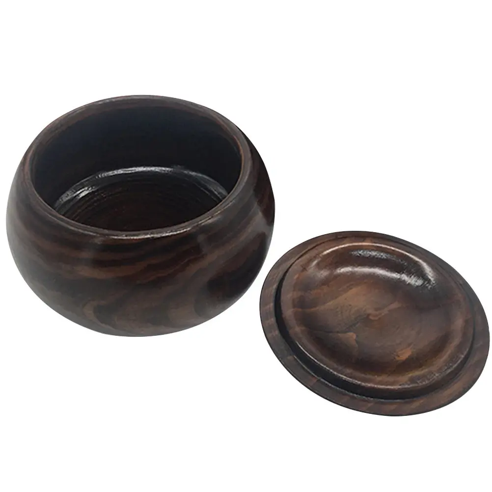 

Eco Friendly Solid Chess Pieces Bowl Secure Lid Storage Pot for Students Professionals Chess Lovers Jewelry Snack