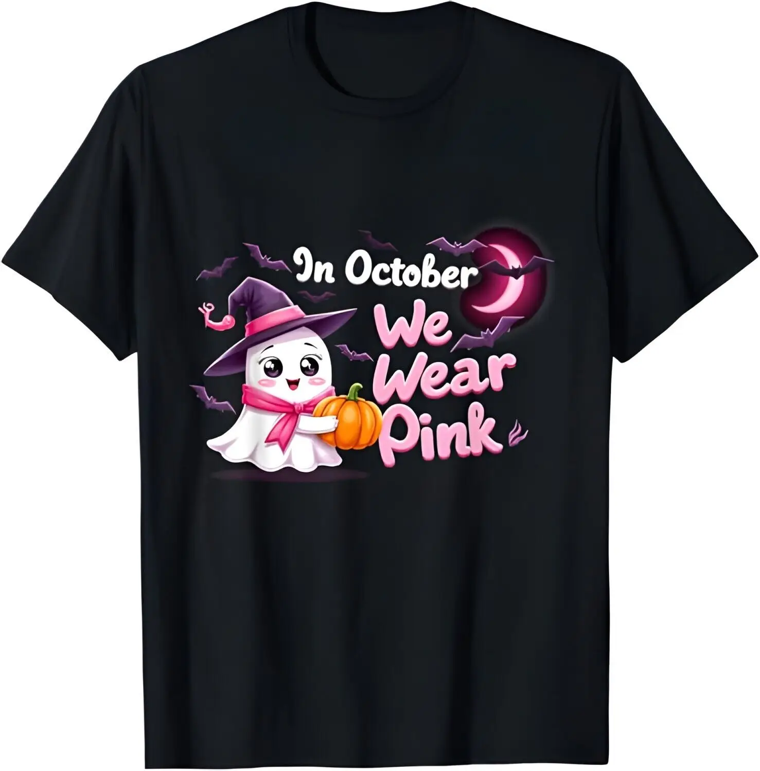 

Ghost Breast Cancer Awareness Squad T-Shirt