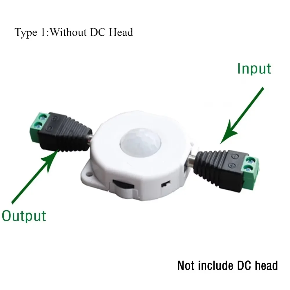 DC 12V/24V Automatic Light Control Infrared PIR Motion Sensor Detector Switch for LED Light Night Light Switch Outdoor