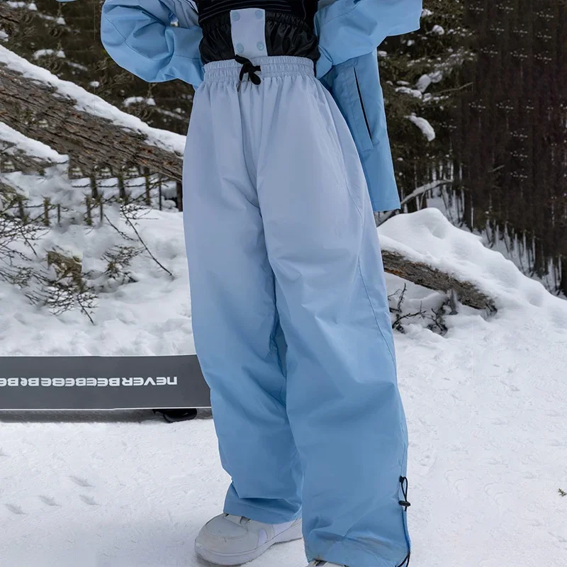 Snowboarding Skiing Trousers 2025 New Ski Pants Women\'s Winter Men\'s Warm Durable Outdoor Loose Snow Pants Windproof Waterproof
