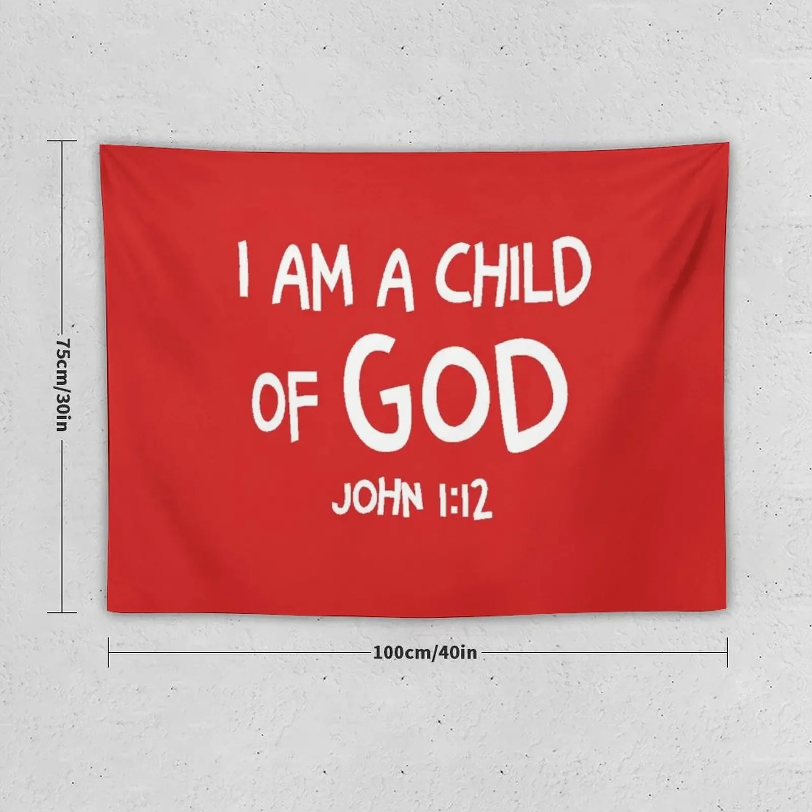 I am a child of God Tapestry Hanging Wall Decorative Paintings Tapestry