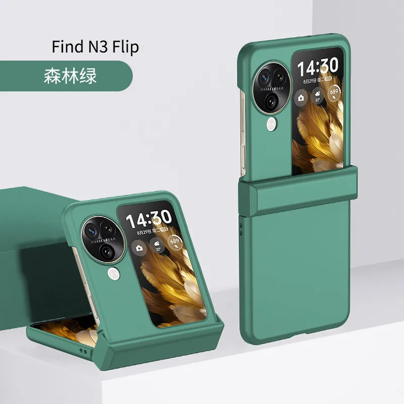 เคสบานพับ PC สีลูกกวาดแฟชั่นสำหรับ Oppo Find N3เคสฝาพับ2023สำหรับ Oppo Find เคส N3Flip เคส N2 Flip n2flip OPPO