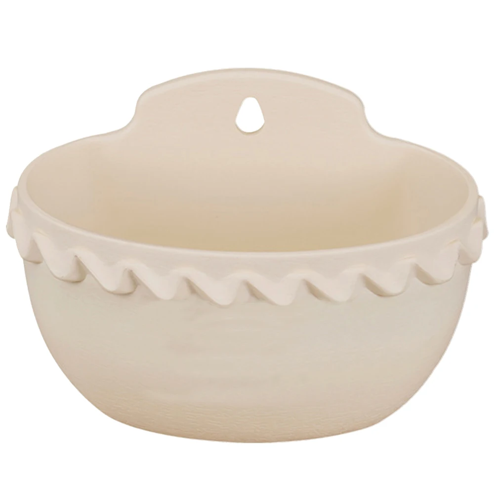 

Wall Hanging Flower Pot Planter Basket Pots for Plants Indoor Mount Plastic Decoration Storage Organizer Eco Friendly Durable
