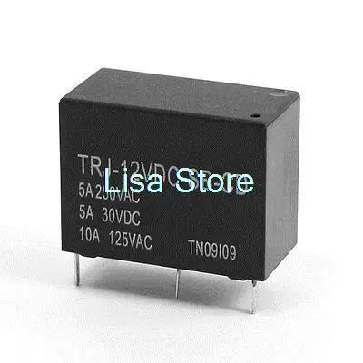 DC 12V Rating Coil 5 Pin NO NC PCB Test Board Plug-in Power Relay