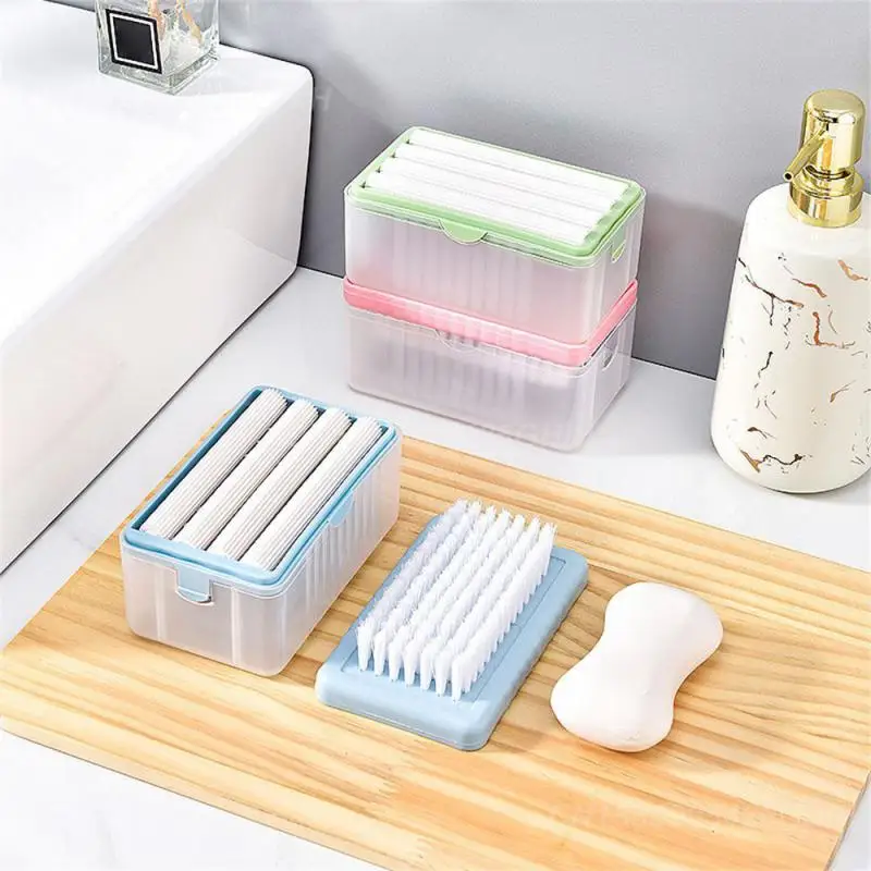 Built-in Roller Easy To Use Sanitary Large Size Soap Holder Laundry Brush Foaming Soap Dispenser Cleaning Tools Large Size