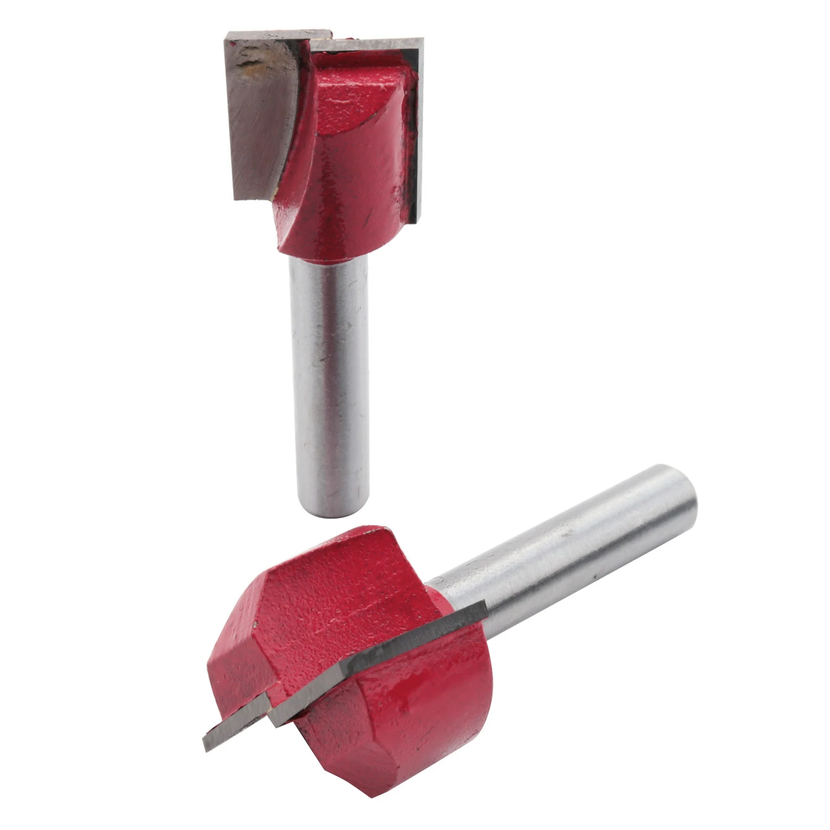 Brocas de grabado de limpieza inferior de 4 piezas, enrutador CNC para madera, 10/15/22/30mm