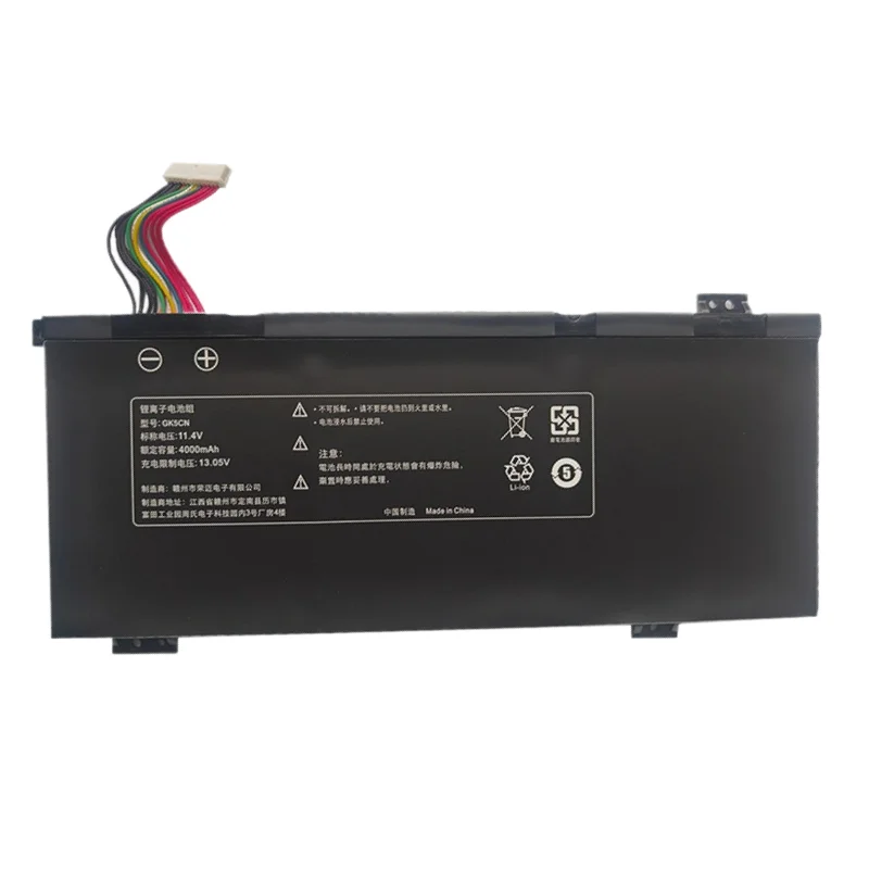 100% New High Quality 11.4V 4000mAh GK5CN Laptop Battery for MECHREVO X8TI Plus X9TI-S X8Ti-G X10Ti GK5CN-00-13-3S1P-0
