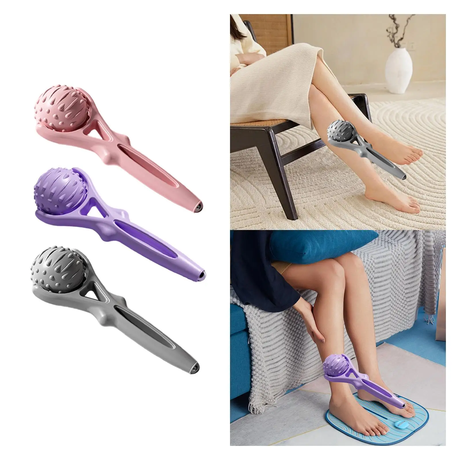 Massage Roller Versatile Comfortable ,Textured Trigger Point, for Leg for Fitness Lightweight Effective Self Massage Tool