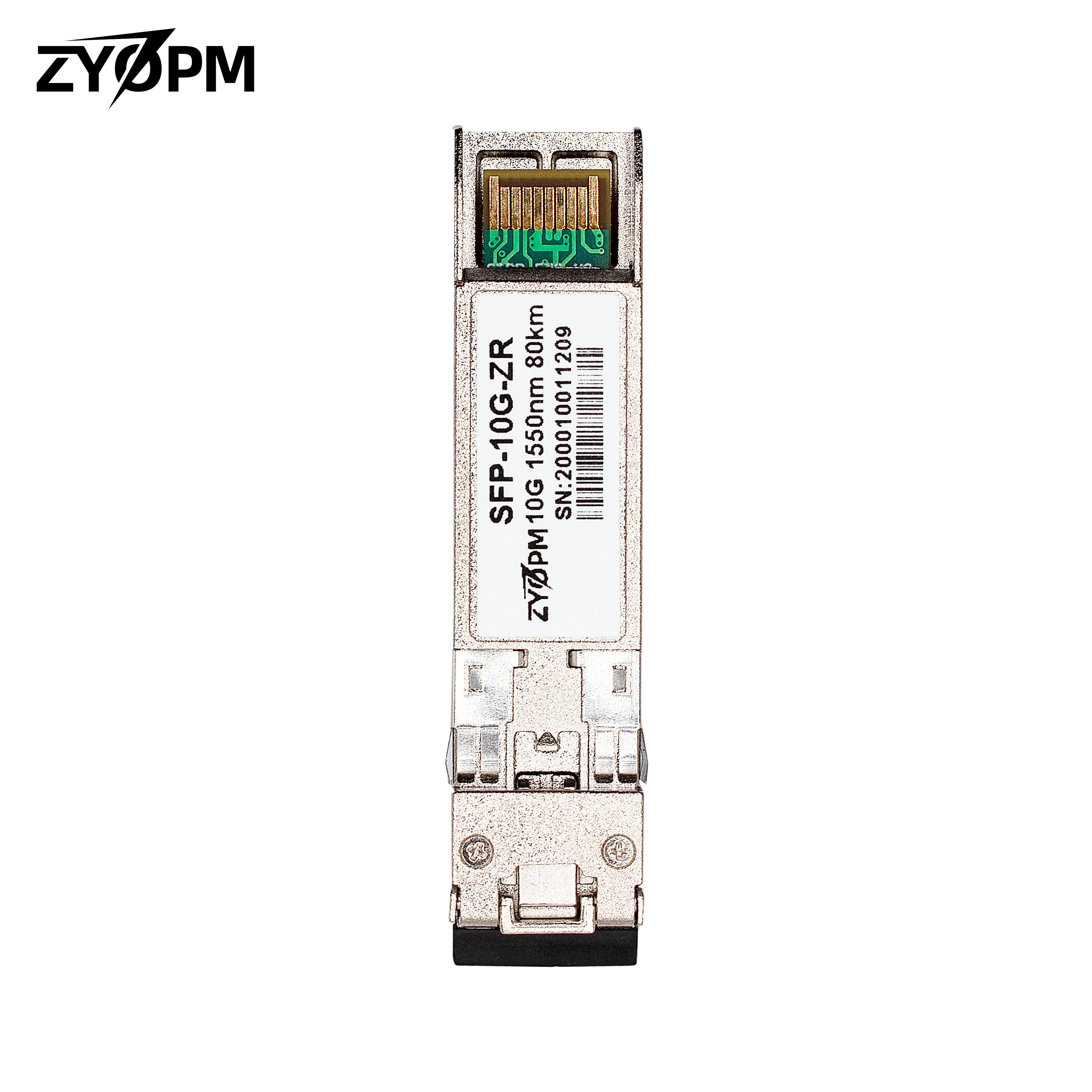 10G SFP+ Module, 10GBASE-ZR LC Single-Mode Fiber MMF 1550nm, 80km,  for Cisco SFP-10G-ZR, Ubiquiti, Netgear, Mikrotik, D-Link,