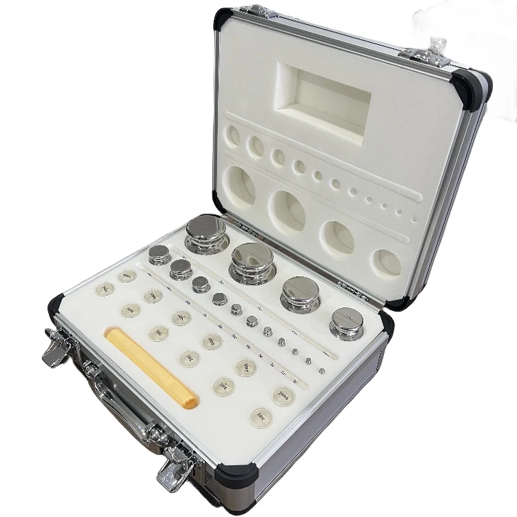 Veidt Weighing OIML Class E2 1mg-500g 24pcs Mass For Test Lab Scale Calibration Standard Weight Set Instrument Parts Accessories