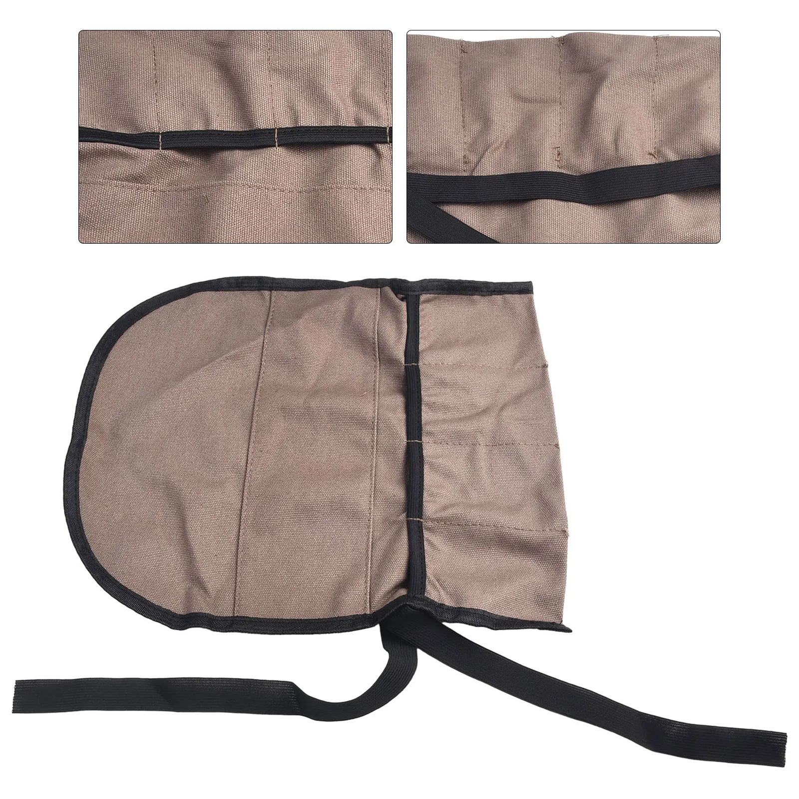 Toolkit Tool Bag 1pcs Grey High Capacity Multiple Pockets Roll Up Style High Quality For Carrying & Storing Tools