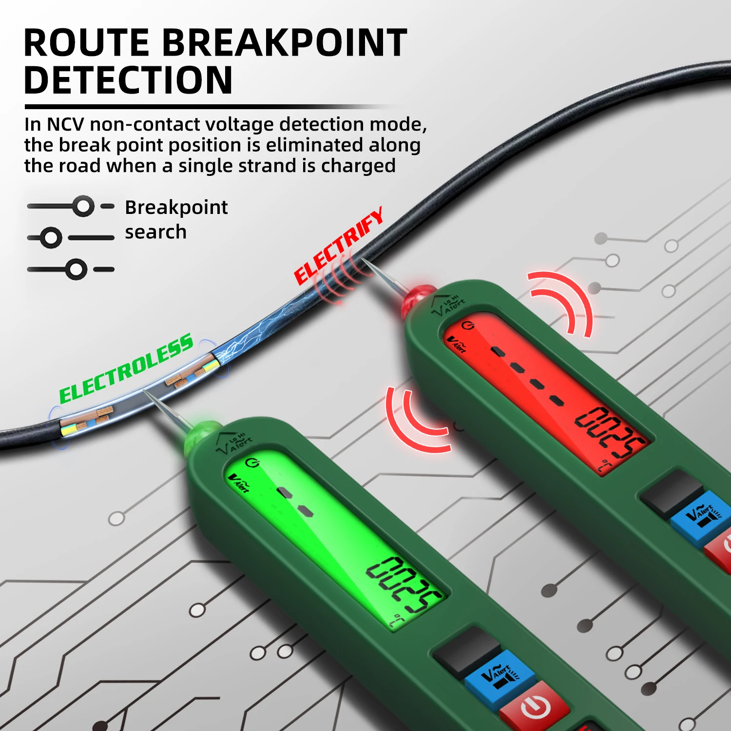 家庭用USB電圧テスター,非接触検出器,ライブワイヤー,ブレークポイント,USBメーター,漏れ,12v-300v