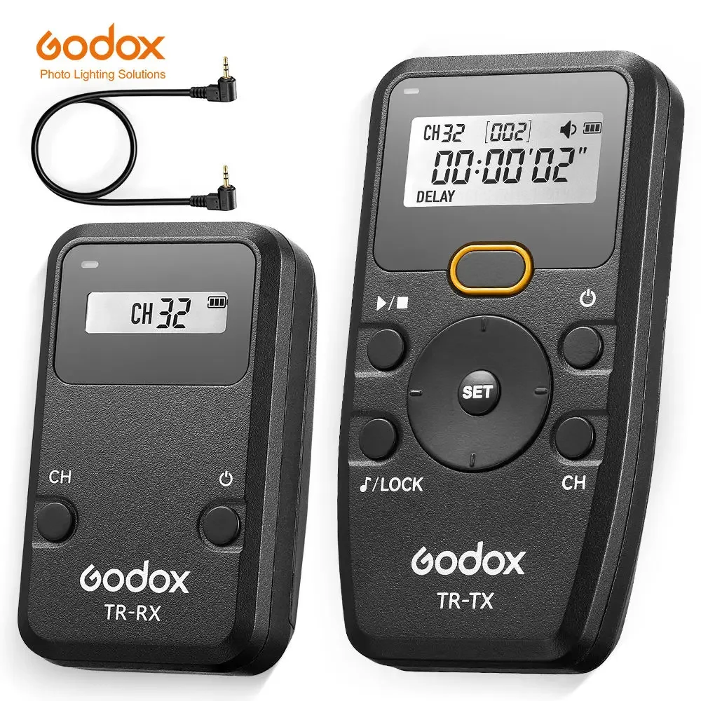 

2.4GHz Wireless Timer Remote Control TR-C1 TR-N1 TR-S1 TR-P1 TR-OP12 Shutter Release for Camera Photography
