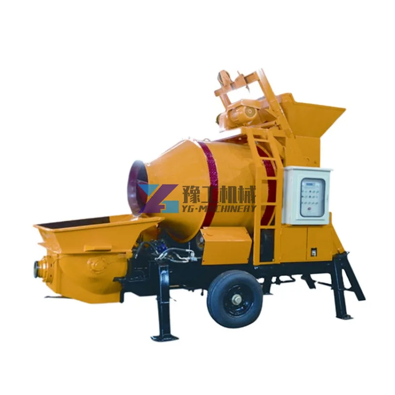 Hbts401255 Professional Movable Pumpcrete Concrete Pump Diesel Diesel Trailer Concrete Pump