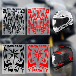 Motorcycle Bike Helmet Sticker diy Decal Accessories Motorcycle Cover Scratches Decorative Stickers For Yamaha Nmax Xmax nvx